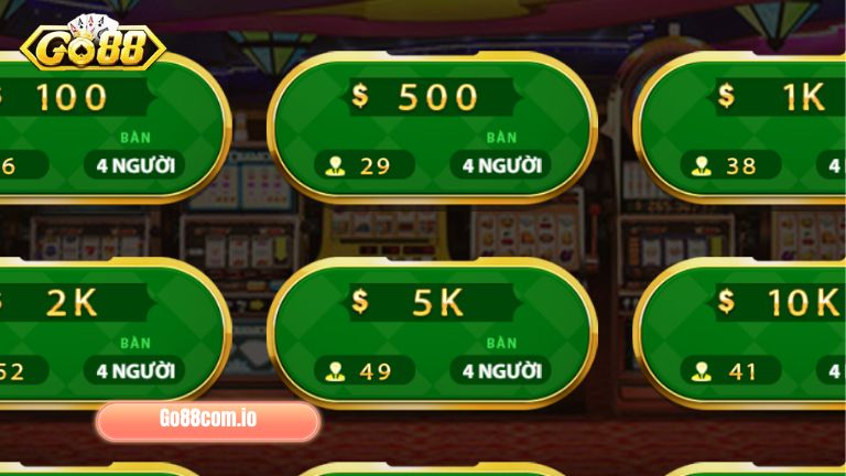 Chơi game bài tại Go88 anh em có thể trải nghiệm nhiều trò hay, luật lệ đơn giản