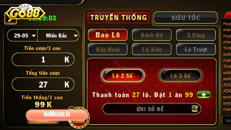Chọn cá cược lô đề theo nhu cầu thực tế