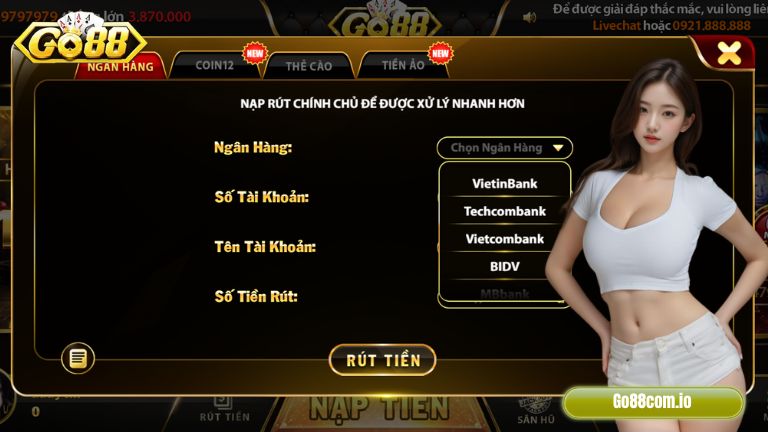 Chớp mắt đã có thể vào Go88 rút tiền thành công khi biết mẹo này