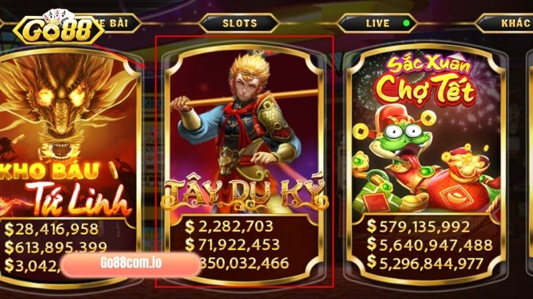 Slots Tây Du Ký được biết là một trong những tựa game khủng tại Go88